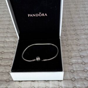 Pandora Silver and Gold-Tone Bracelet